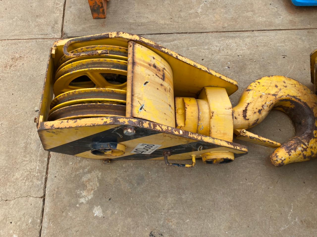 40 Ton Hook Block Snatch Block for Cranes Dirtworx