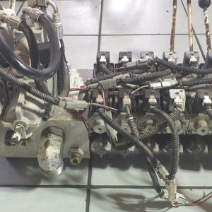 7 Spool Hydraulic Solenoid Directional Control Valve Bank