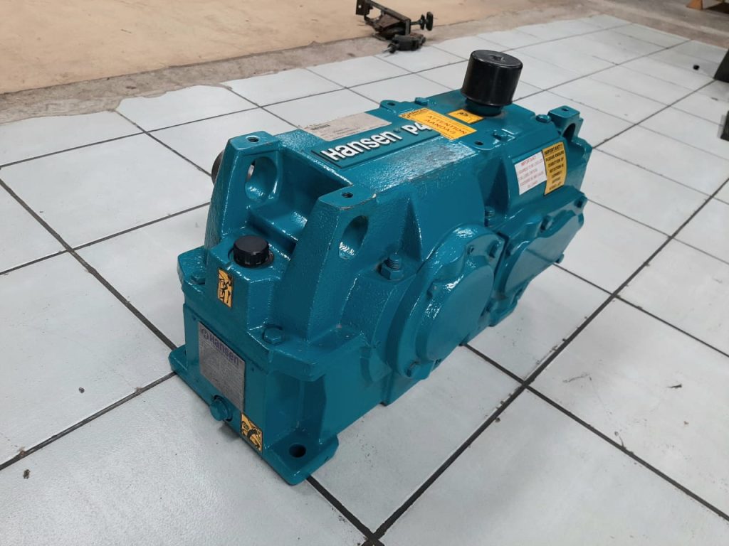 Hansen P4 Multistage Industrial Gearbox 37kW Ratio 22.4 to 1 Dirtworx