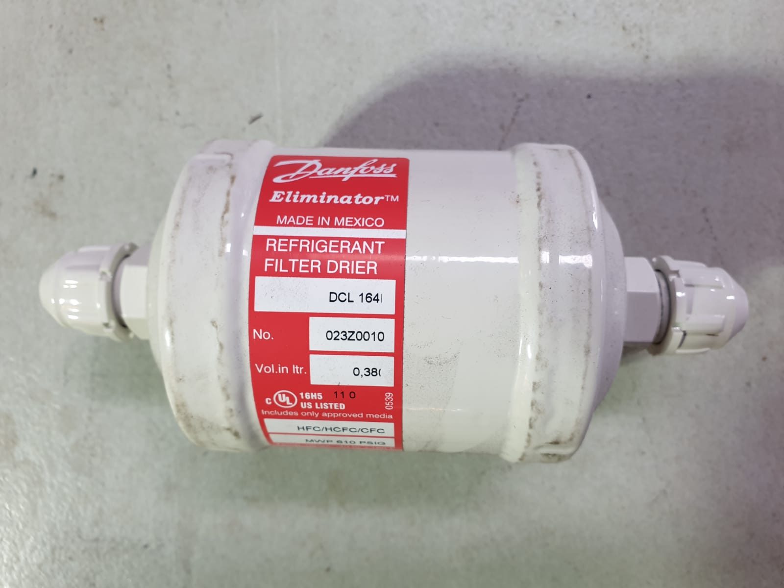 Danfoss 023Z0010 Refrigerant Filter Drier Dirtworx