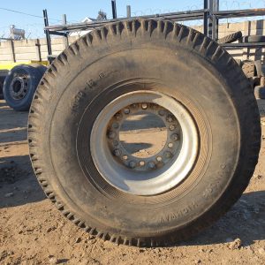 Dunlop Tyre 14.00-16 with Rim