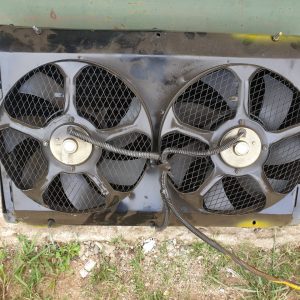 Cooler Fans and Radiator 38cm x 23cm x 7cm