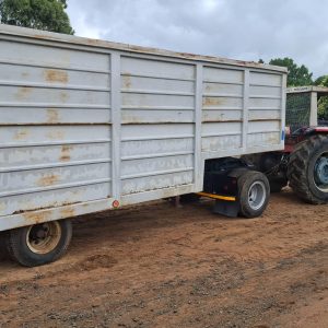 Single Axle Closed Box Body Semi Trailer