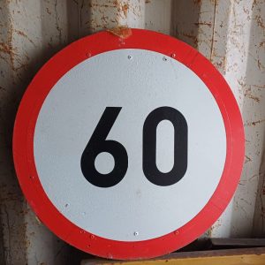 Speed Limit 60km Sign