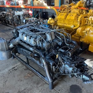 Mercedes Benz OM 422 Engine with Gearbox