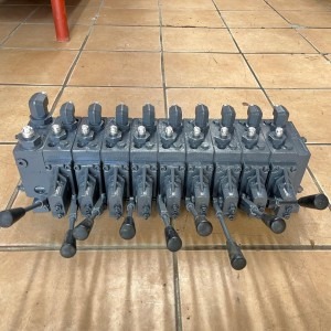 BXHS 9 Spool Sectional Lever Control Valve Bank