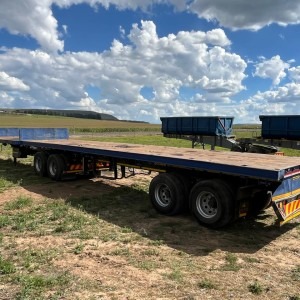 1996 CTS Flat Deck Link Trailer