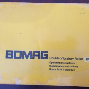 Bomag Double Vibratory Roller BW 65S Operating Instructions