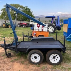 Tool Trailer With Manual Lifting Arm