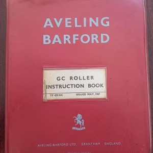 Aveling-Barford GC Roller Instruction Book