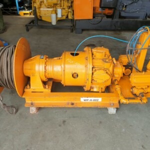 Pneumatic Air Winch With Bonfiglioli Planetary Gearbox